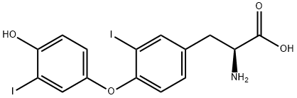 3,3'-二碘甲腺原氨酸 结构式
