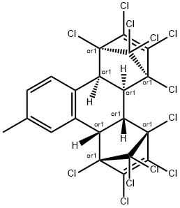 2 -甲基-双(六氯环戊二烯) 结构式