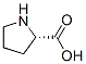(2S)-pyrrolidine-2-carboxylic acid 结构式
