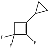 Cyclobutene, 1-cyclopropyl-2,3,3-trifluoro- (9CI) 结构式