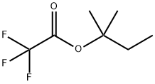 Acetic acid, 2,2,2-trifluoro-, 1,1-diMethylpropyl ester 结构式