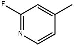 2-氟-4-甲基吡啶 结构式
