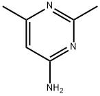 4-氨基-2,6-二甲基嘧啶 结构式