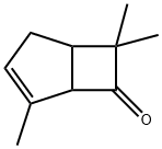 2,6,6-Trimethylbicyclo[3.2.0]hepta-2-ene-7-one 结构式