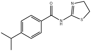 Benzamide, N-(4,5-dihydro-2-thiazolyl)-4-(1-methylethyl)- (9CI) 结构式