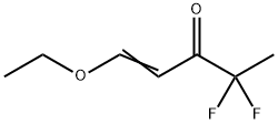 1-Penten-3-one,  1-ethoxy-4,4-difluoro- 结构式