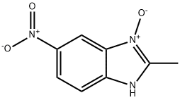 1H-Benzimidazole,2-methyl-5-nitro-,3-oxide(9CI) 结构式