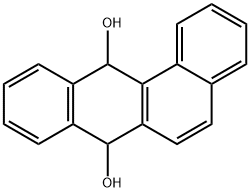 7,12-Dihydrobenz[a]anthracene-7,12-diol 结构式