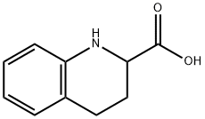 1,2,3,4-四氢喹啉-2-甲酸 结构式