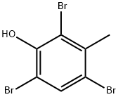 2,3,6-三溴对甲酚 结构式