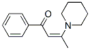 1-Phenyl-3-piperidino-2-buten-1-one 结构式