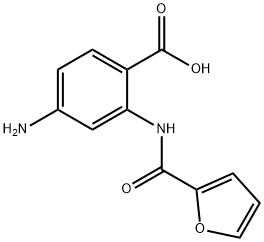 Benzoic acid, 4-amino-2-[(2-furanylcarbonyl)amino]- (9CI) 结构式