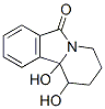 Pyrido[2,1-a]isoindol-6(2H)-one, 1,3,4,10b-tetrahydro-1,10b-dihydroxy- (9CI) 结构式