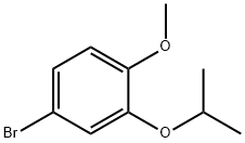 4-BROMO-2-ISOPROPOXY-1-METHOXYBENZENE 结构式