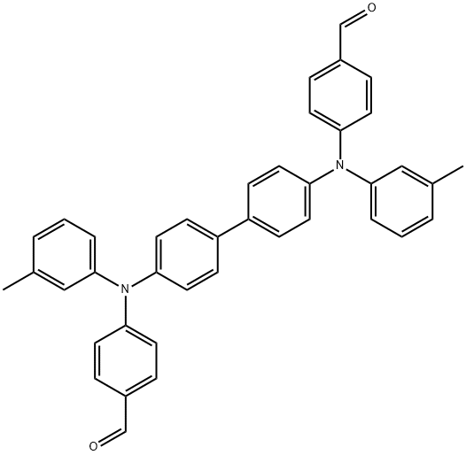 N,N'-Di-m-tolyl-N,N'-di(4-formylphenyl)benzidin 结构式