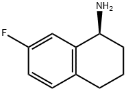 (S)-7-氟-1,2,3,4-四氢萘-1-胺 结构式