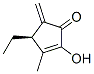 2-Cyclopenten-1-one,4-ethyl-2-hydroxy-3-methyl-5-methylene-,(4R)-(9CI) 结构式