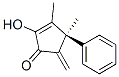 2-Cyclopenten-1-one, 2-hydroxy-3,4-dimethyl-5-methylene-4-phenyl-, (4R)- (9CI) 结构式