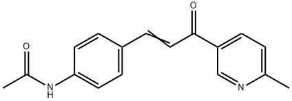 5-(p-Acetamidocinnamoyl)-2-methylpyridine 结构式