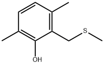 2,5-DIMETHYL-6-(METHYLTHIOMETHYL)PHENOL 结构式