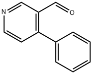 4-苯基吡啶-3-羧醛 结构式