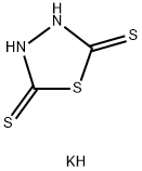 2,5-二巯基-1,3,4-三唑二钾盐 结构式