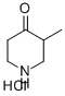 3-甲基哌啶-4-酮盐酸盐 结构式