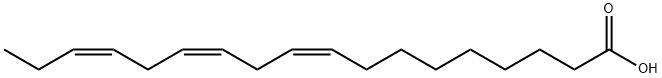 α-亚麻酸 结构式