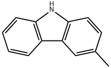 3-甲基-9H-咔唑 结构式