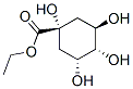 Cyclohexanecarboxylic acid, 1,3,4,5-tetrahydroxy-, ethyl ester, (1alpha,3R,4alpha,5R)- (9CI) 结构式