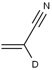 丙烯腈-2-D 结构式
