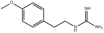 N-[2-(4-METHOXY-PHENYL)-ETHYL]-GUANIDINE 结构式