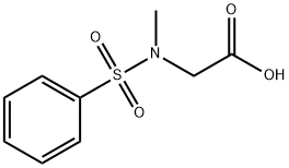 甘氨酸,N-甲基-N-(苯磺酰基)- 结构式
