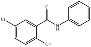 5-氯水杨酰苯胺 结构式
