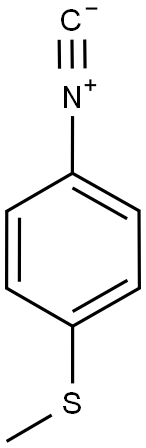 4-(METHYLTHIO)PHENYLISOCYANIDE 结构式