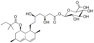辛伐他汀酰基-Β-D-葡糖苷酸 结构式
