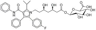 阿托伐他汀酰基-Β-D-葡糖苷酸 结构式