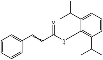 N-(2,6-diisopropylphenyl)-3-phenylacrylamide 结构式