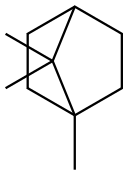 1,7,7-Trimethylbicyclo[2.2.1]heptane 结构式