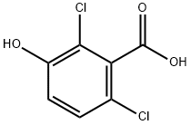 2,6-二氯-3-羟基苯甲酸 结构式