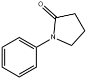 1-苯基-2-吡咯烷酮 结构式