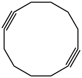 1,7-CYCLODODECADIYNE 结构式