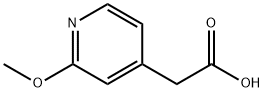 2 - (2 - 甲氧基吡啶-4 - 基)乙酸 结构式