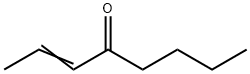 2-辛-4-酮 结构式