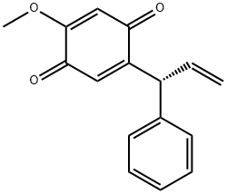 (R)-4-甲氧基黄檀醌 结构式