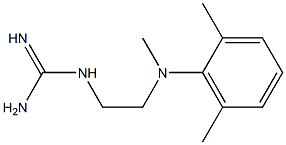 1-[2-(N-Methyl-2,6-xylidino)ethyl]guanidine 结构式