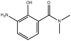 3-氨基-2-羟基-N,N-二甲基甲酰胺 结构式