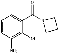 (3-氨基-2-羟苯基)(氮杂环丁烷-1-基)甲酮 结构式
