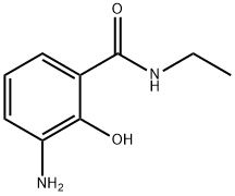 3-氨基-N-乙基-2-羟基苯甲酰胺 结构式