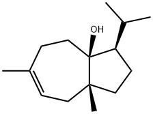 (3R)-6,8a-dimethyl-3-propan-2-yl-1,2,3,4,5,8-hexahydroazulen-3a-ol 结构式